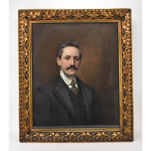 170 - Leon Sprinck (1866-1948) French 
half portrait of a gentleman, pastel on board/panel, signed lower r... 