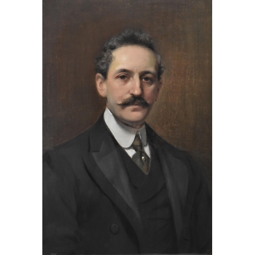 170 - Leon Sprinck (1866-1948) French 
half portrait of a gentleman, pastel on board/panel, signed lower r... 