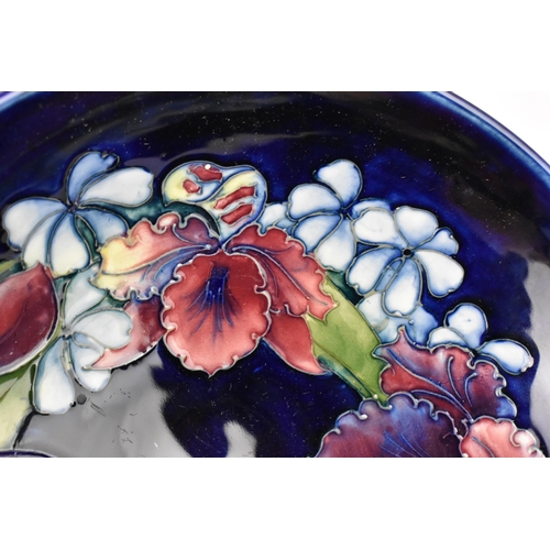 175 - A Walter Moorcroft 'Anemone' pattern pottery ginger jar, circa 1953-1978, with tubelined blooms, the... 