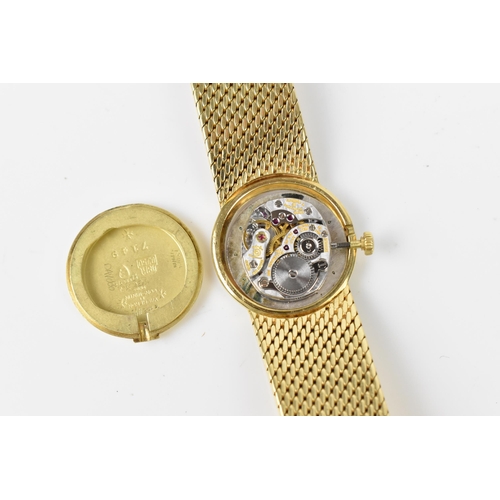 25 - A Vacheron & Constantin, manual wind, ladies, 18ct gold wristwatch, retailed by Turler, having a whi... 