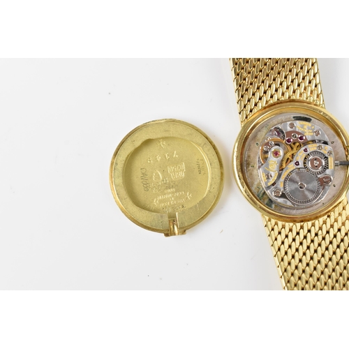 25 - A Vacheron & Constantin, manual wind, ladies, 18ct gold wristwatch, retailed by Turler, having a whi... 