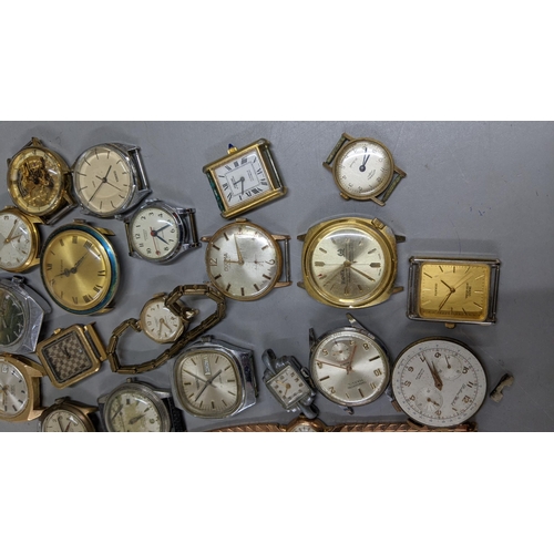 208 - Mixed gents and ladies watches to include a yellow metal ladies Rotary, Sekonda, Ingersoll and other... 