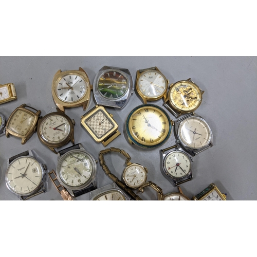 208 - Mixed gents and ladies watches to include a yellow metal ladies Rotary, Sekonda, Ingersoll and other... 