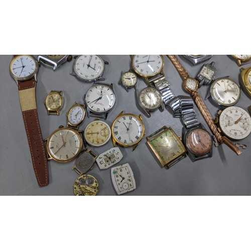 208 - Mixed gents and ladies watches to include a yellow metal ladies Rotary, Sekonda, Ingersoll and other... 