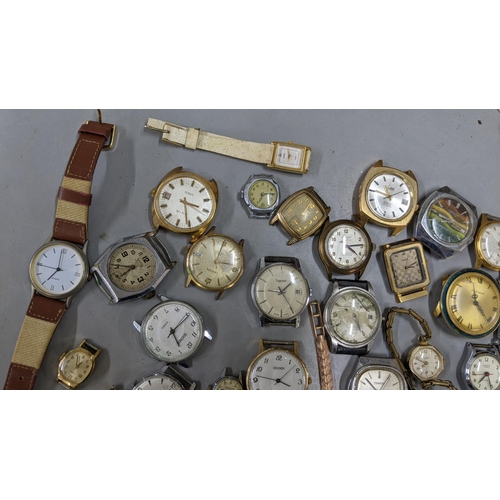 208 - Mixed gents and ladies watches to include a yellow metal ladies Rotary, Sekonda, Ingersoll and other... 