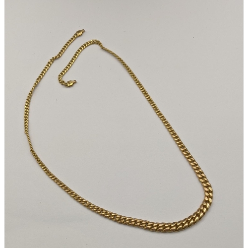39 - A 9ct tapered chain, total weight 6.4g
Location: CAB2
