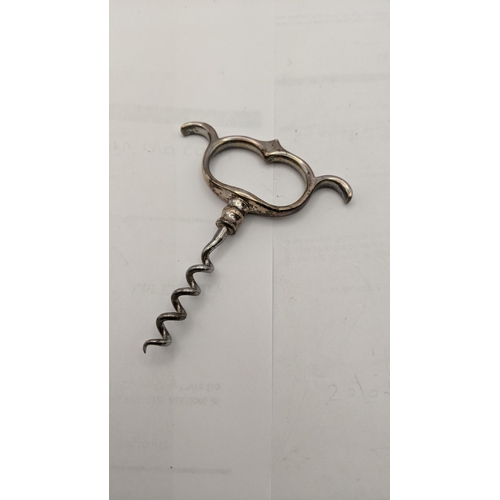 175 - A silver Mappin & Webb pull corkscrew, 48g
Location: CAB8