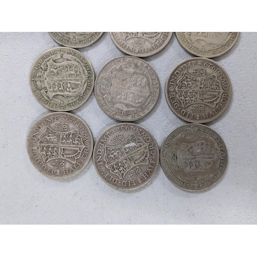 179 - A collection of pre 1947 half crown coins, 206.8g
Location: P