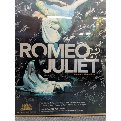 250 - Romeo and Juliet - Royal Opera House with Kenneth MacMillan all signed by the caster advertising pos... 