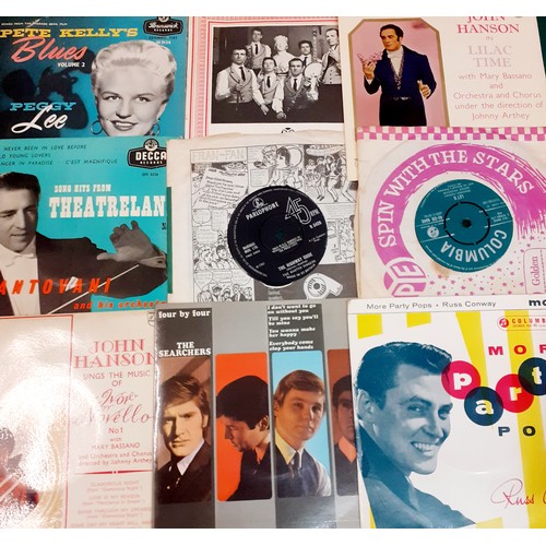 194 - A quantity of mainly 1960's-70's 45rpm single records to include jazz, classical, Max Bygraves, Elto... 