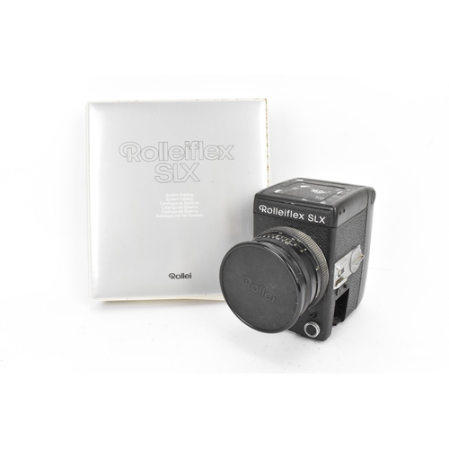 235 - A Rolleiflex SLX camera, with Rollei Planar 1:2,8 f=80mm nr. 8074370 lens, with lens cap, no battery... 