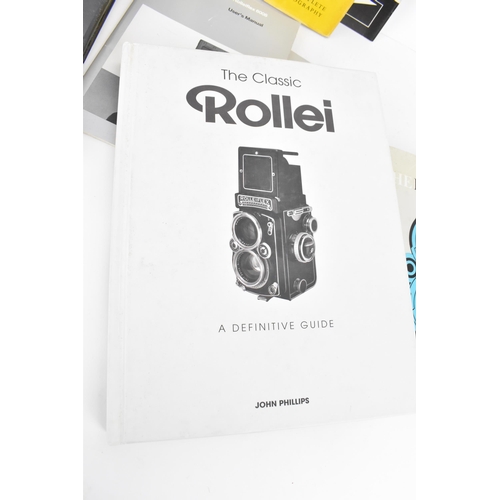 236 - A collection of Rollei/Rolleiflex related photography books, to include 'The Classic Rollei - A Defi... 