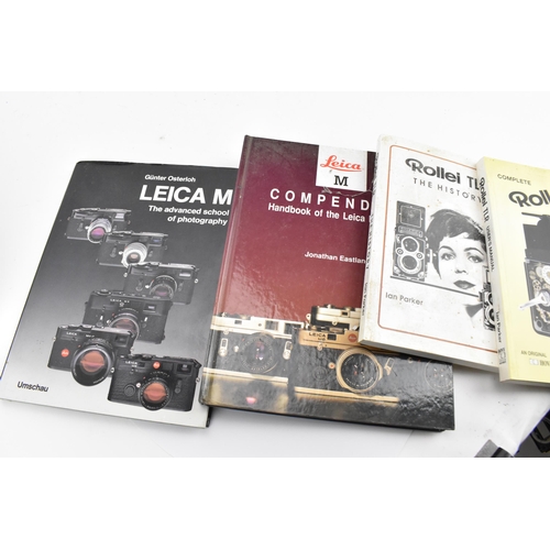 236 - A collection of Rollei/Rolleiflex related photography books, to include 'The Classic Rollei - A Defi... 