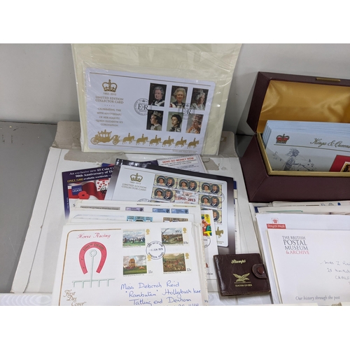 311 - Mixed first day covers to include a Royal Wedding The Summer Collection album and others together wi... 