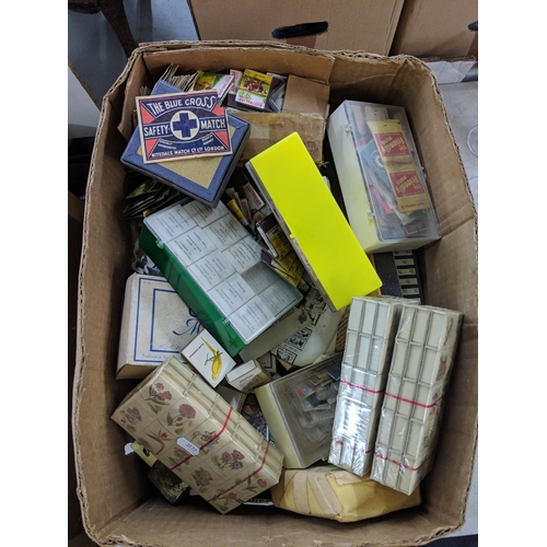 499 - A large collection of cigarette cards and matchboxes (some unopened)
Location:A3M