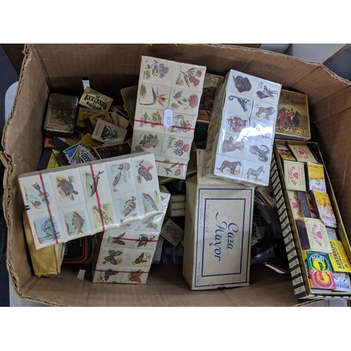 499 - A large collection of cigarette cards and matchboxes (some unopened)
Location:A3M