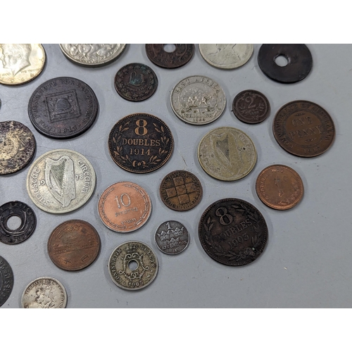 510 - Mixed coins of interest to include 1934 Palestine 10-Mils, 1927 One-Mil, USA 1935 Mercury Dime, 1928... 