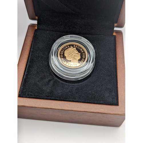 116 - United Kingdom - Elizabeth II (1952 -2022), 'The 2013 Sovereign' gold proof Half Sovereign limited e... 