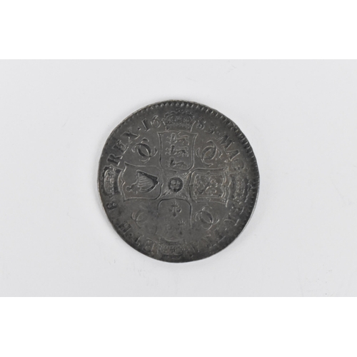 174 - Wreck coins - H.M.S. Association - Charles II (1660-1685), Halfcrown dated 1683, Fourth Laureate and... 