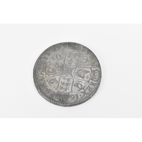 174 - Wreck coins - H.M.S. Association - Charles II (1660-1685), Halfcrown dated 1683, Fourth Laureate and... 