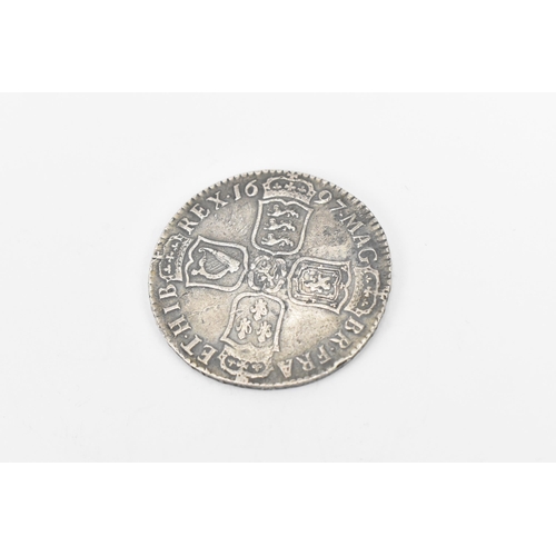 177 - Wreck coins - H.M.S Association - William III (1689-1702), Halfcrown 'large Shields' dated 1697, Fir... 