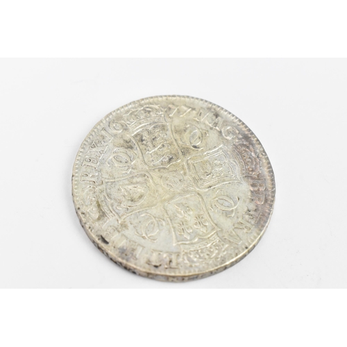 181 - Wreck coins - H.M.S Association - Charles II (1660 -1685), Crown, dated 1677, Third Laureate and dra... 