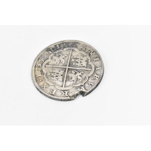 184 - Wreck coins - H.M.S. Association - Spain - Philip IV (1621-1665) 8 Reales, Spanish shield to centre,... 