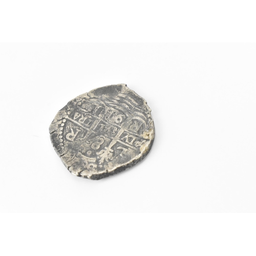 187 - Wreck coins - HMS Association - Colonial Cob Coinage - Peru - Charles II (1665 -1700), 8 Reales, Lim... 