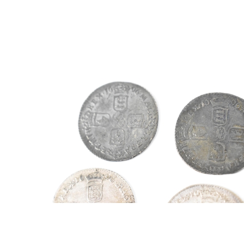 190 - Wreck coins - reputedly H.M.S Association - William III (1689-1702) Sixpence, a group of seven dated... 