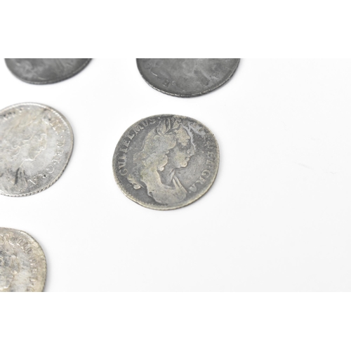 190 - Wreck coins - reputedly H.M.S Association - William III (1689-1702) Sixpence, a group of seven dated... 