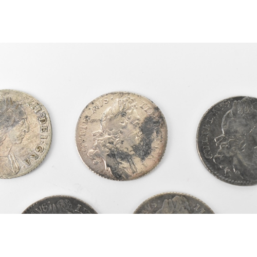 191 - Wreck coins - reputedly H.M.S Association - William III (1689-1702), Sixpence, mixed dates to includ... 