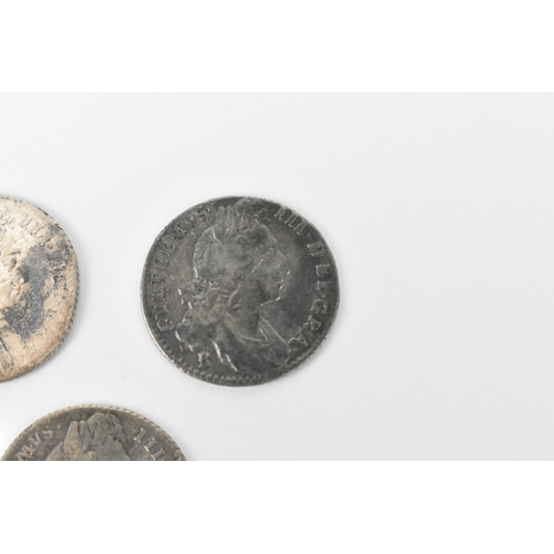 191 - Wreck coins - reputedly H.M.S Association - William III (1689-1702), Sixpence, mixed dates to includ... 