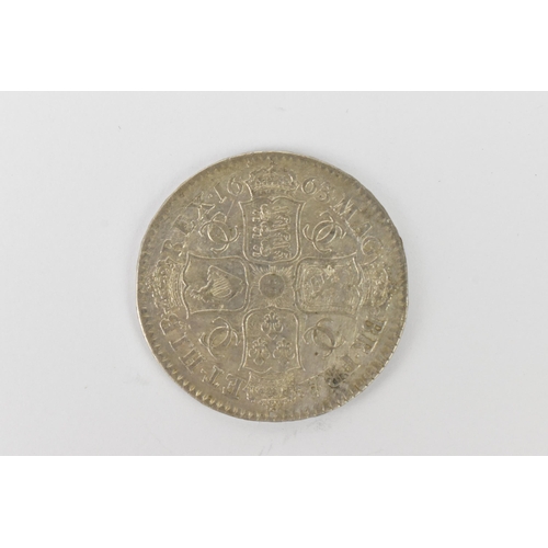 199 - Wreck coin - reputedly H.M.S Association - Kingdom of England - Charles II (1600-1685), Halfcrown, d... 