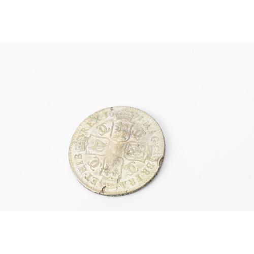 201 - Wreck coin - reputedly H.M.S Association - Kingdom of England - Charles II (1600-1685), Halfcrown, d... 