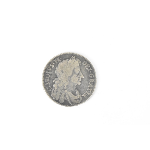 202 - Wreck coin - reputedly H.M.S Association - Kingdom of England - Charles II (1600-1685), Halfcrown, d... 