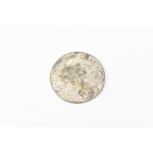 203 - Wreck coin - reputedly H.M.S Association - Kingdom of England - Charles II (1600-1685), Halfcrown, d... 