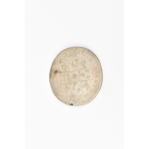 204 - Wreck coin - reputedly H.M.S Association - Kingdom of England - Charles II (1600-1685), Halfcrown, d... 