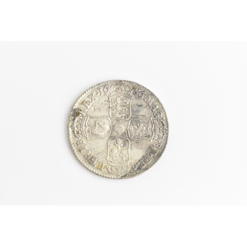 206 - Wreck coins - reputedly H.M.S Association - Kingdom of England - James II (1685-1688), Halfcrown dat... 