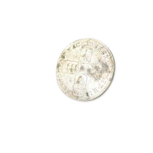 208 - Wreck coins - reputedly H.M.S Association - Kingdom of England - James II (1685-1688), Halfcrown dat... 