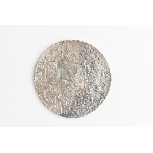 216 - Wreck coins - Hollandia - Dutch Republic (province of Overijssel), Ducaton 'Silver Rider' dated 1742... 