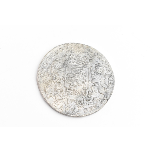 216 - Wreck coins - Hollandia - Dutch Republic (province of Overijssel), Ducaton 'Silver Rider' dated 1742... 