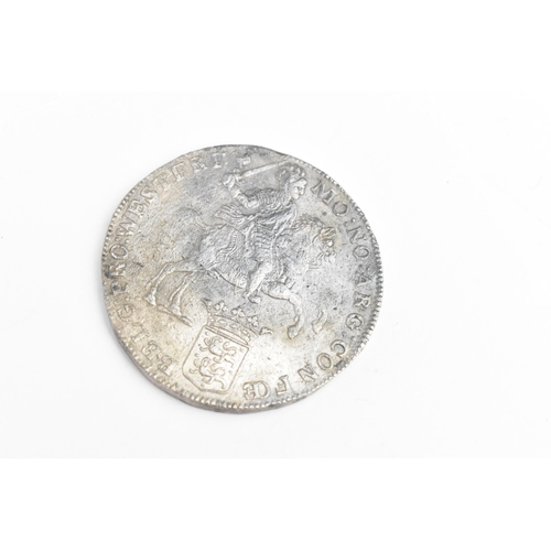 216 - Wreck coins - Hollandia - Dutch Republic (province of Overijssel), Ducaton 'Silver Rider' dated 1742... 