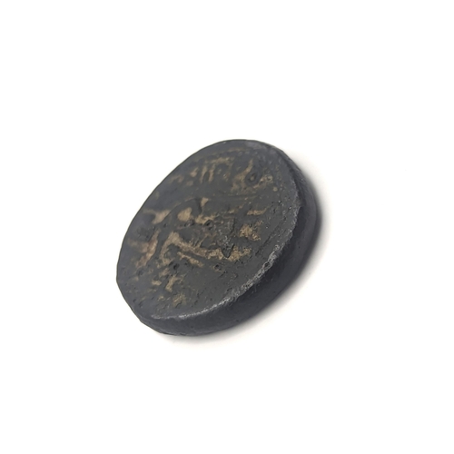 230 - India - Ancient - Kushan Empire - Kanishka (127 -150) Tetdrachm ( 8.3g, 22mm, 4mm) Mint mark I, crow... 