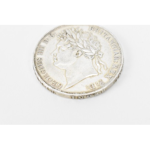 234 - United Kingdom -  George IV (1820-1830), Crown, dated 1822, laureate first portrait of King George I... 