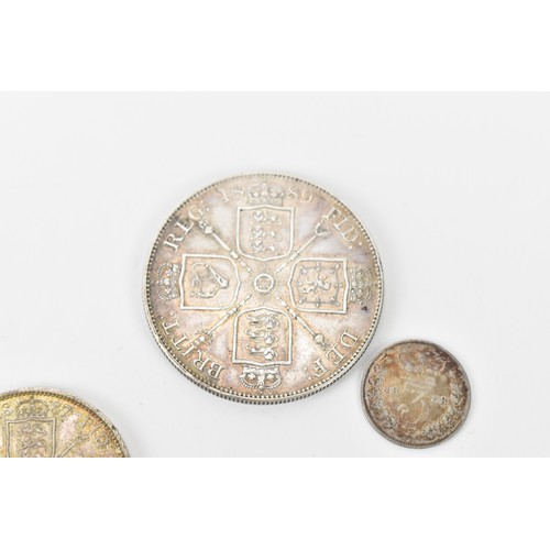 235 - Victorian Coinage to include 1889 Double Florin, 1887 'Jubilee Year' Florin and Shilling, 1891 Sixpe... 