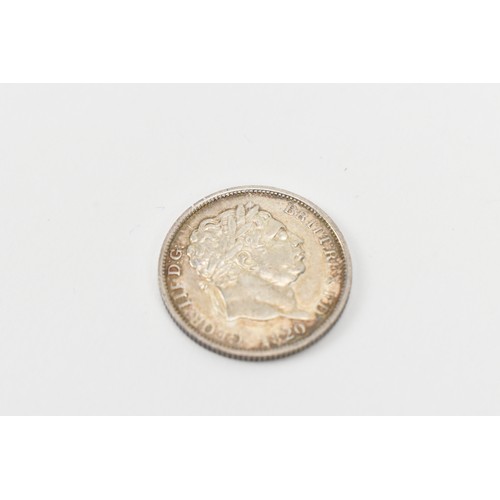 236 - Georgian Silver Coinage to include a George III 1820 crown, 1820 Shilling and a George IV 1826 Shill... 