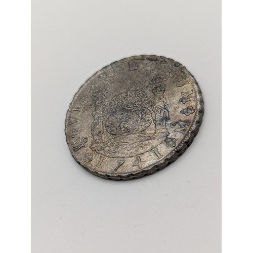 219 - Wreck coins - Hollandia - Mexico - Philip V (1700-1724, 1724-1746), Eight / 8 Reales, dated 1741, cr... 