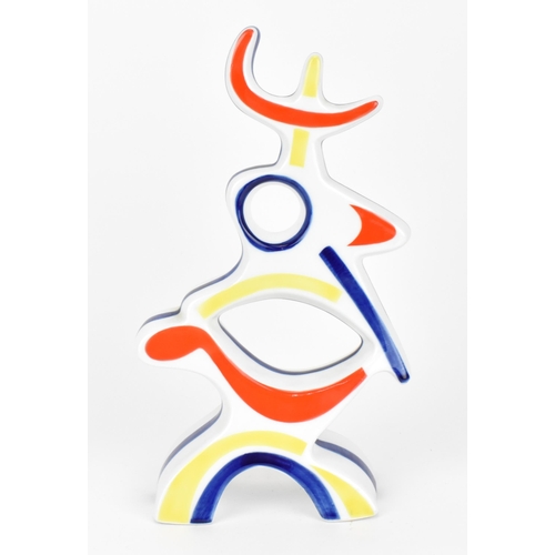 269 - A Sargadelos porcelain modernist sculpture after Hans ARP (1886-1966) French, 'Lembrando', 27 cm hig... 