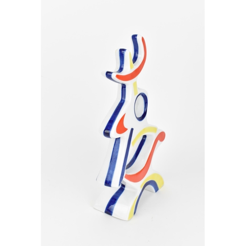 269 - A Sargadelos porcelain modernist sculpture after Hans ARP (1886-1966) French, 'Lembrando', 27 cm hig... 