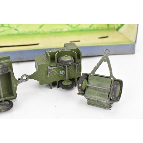 259 - A Dinky Toys Military Royal Tank Corps Medium Tank Set 151, comprising Medium Tank, 151b Transport W... 